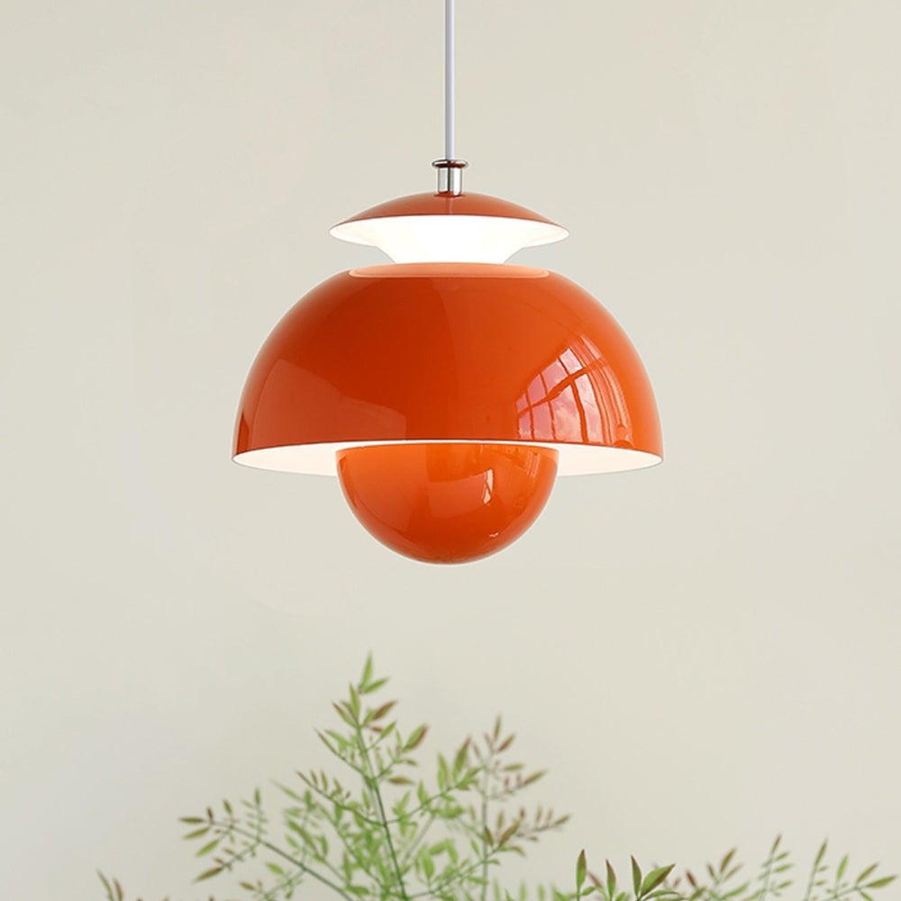 Macaron Flower Bud Metal Pendant Lamp S33