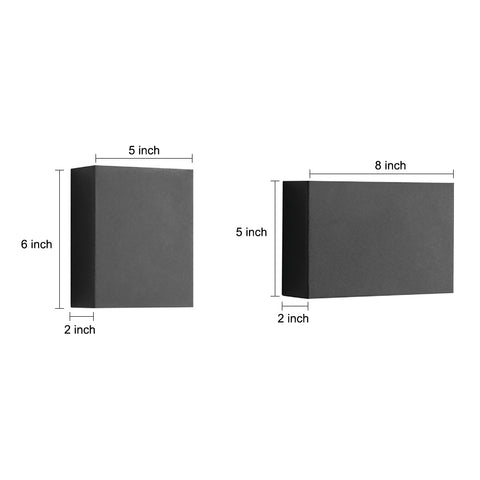 Luci da parete moderne a LED con illuminazione su e giù impermeabili - Dazuma