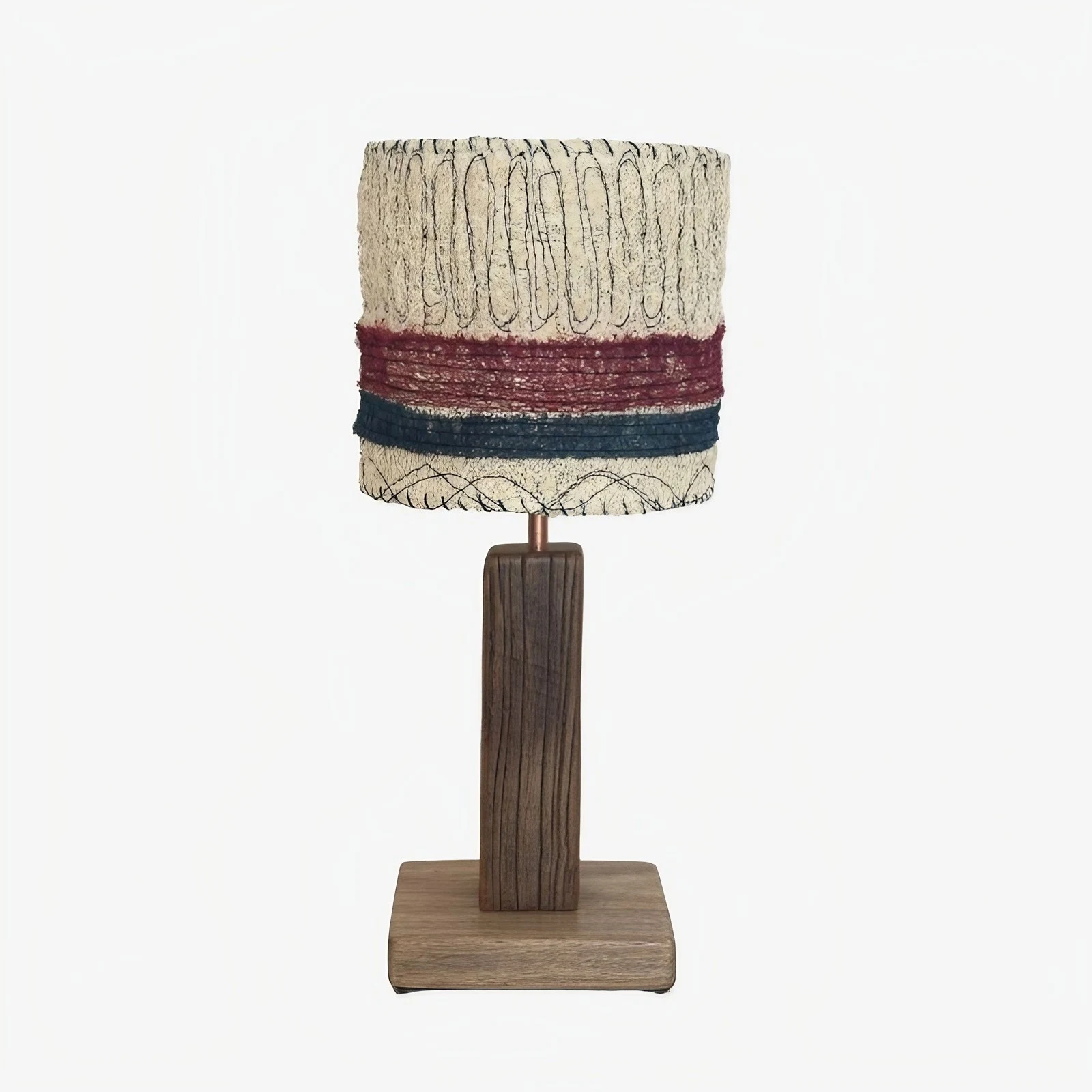 Red and blue stripe shade style