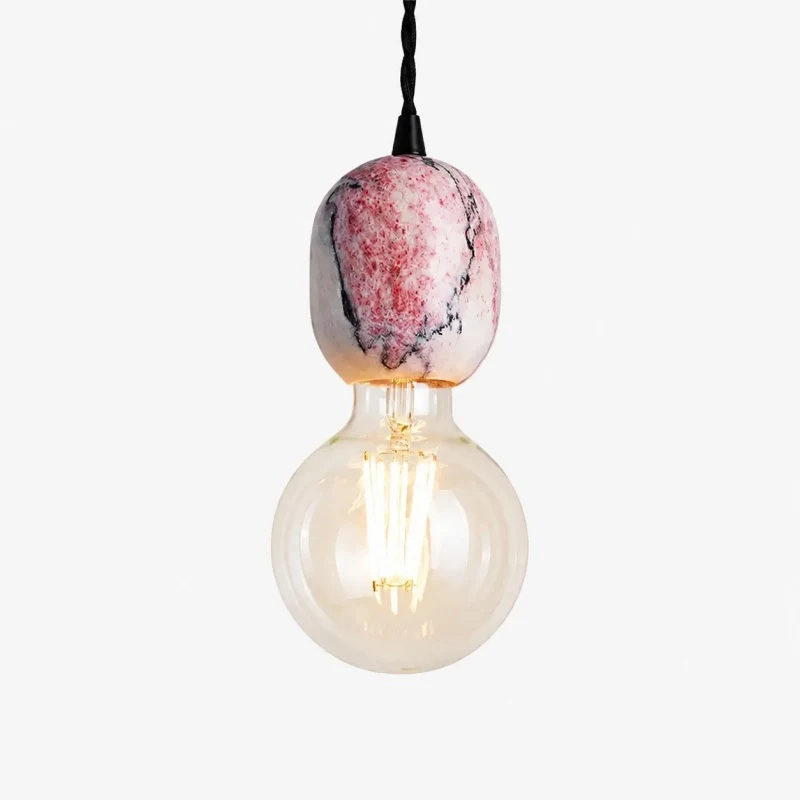 Bulgari paarse marmeren hanglamp standaard